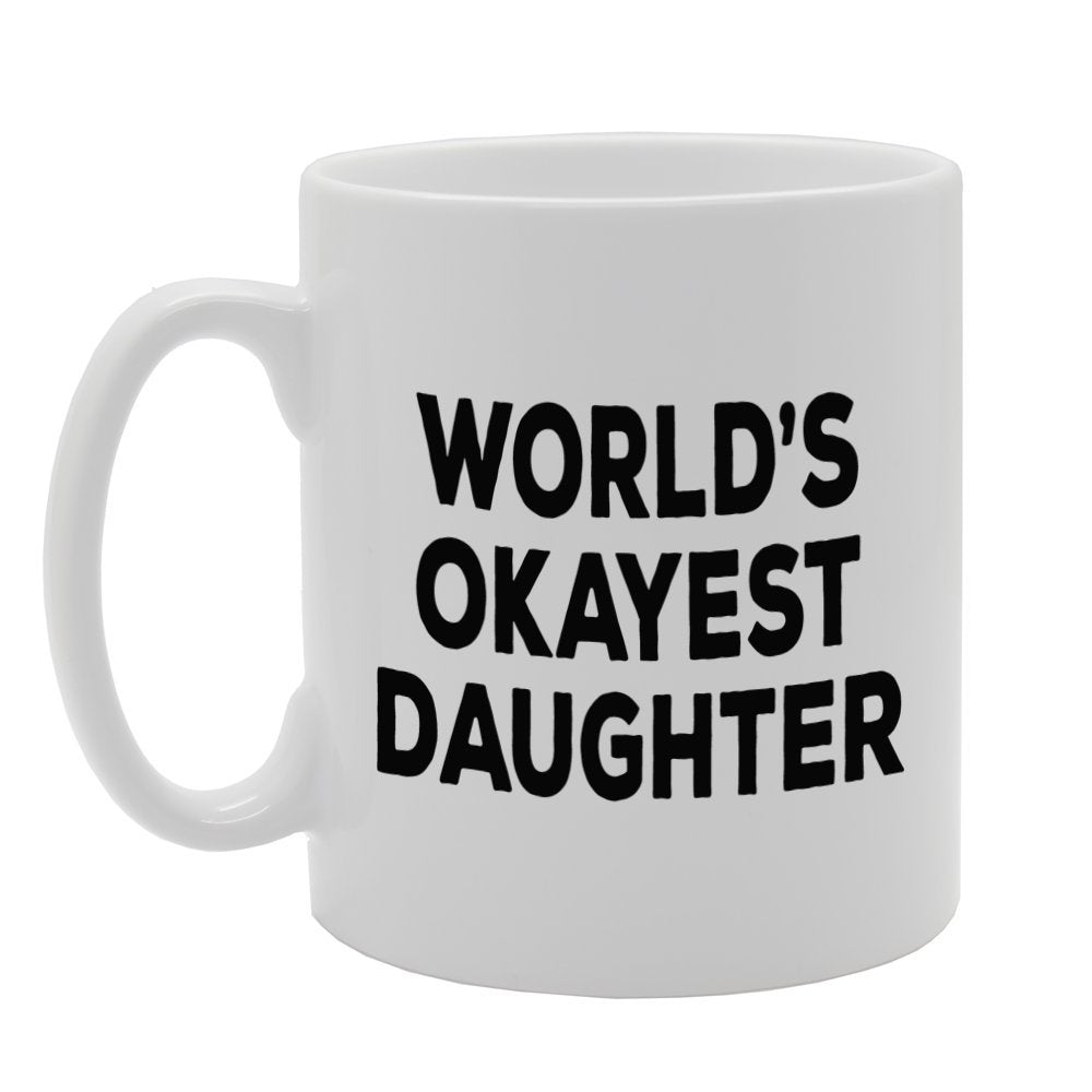 World'S Bestest Daughter   Printed Tea Coffee Ceramic  Mg1386 - Funny Printed Coffee Mug - Great Gift Idea