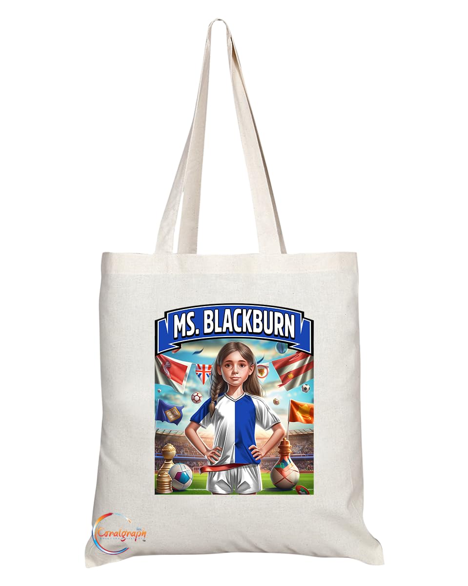 TB1662 Ms Reading Footie Fan Lady Girl Tote Bag - Eco-Friendly, Stylish, Long Handled, Perfect Novelty Gift by