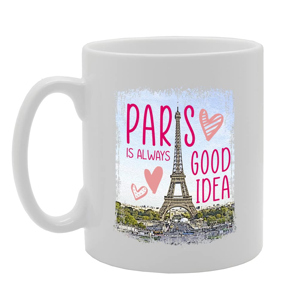 Paris France Themed  Selection (Paris Idea) - Funny Printed Coffee Mug - Great Gift Idea