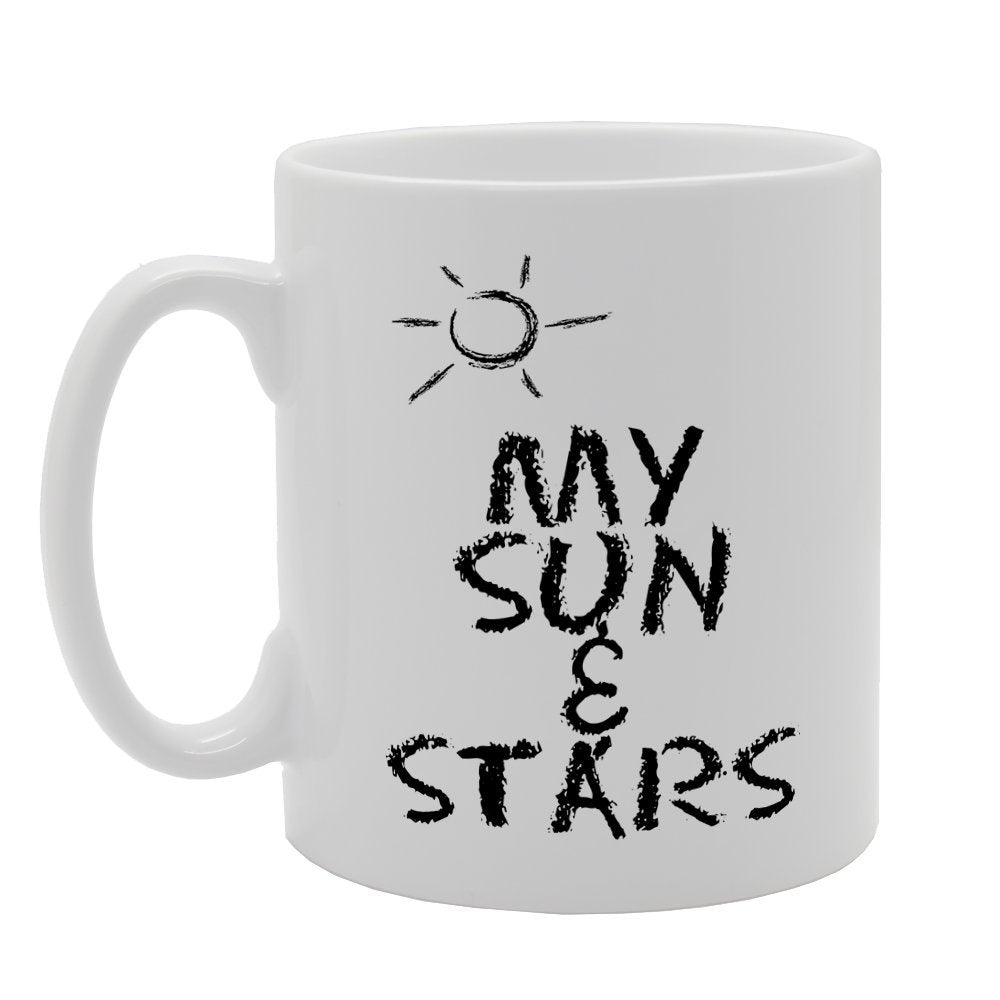 My Sun & Stars   Printed Tea Coffee Ceramic  Mg2530 - Funny Printed Coffee Mug - Great Gift Idea