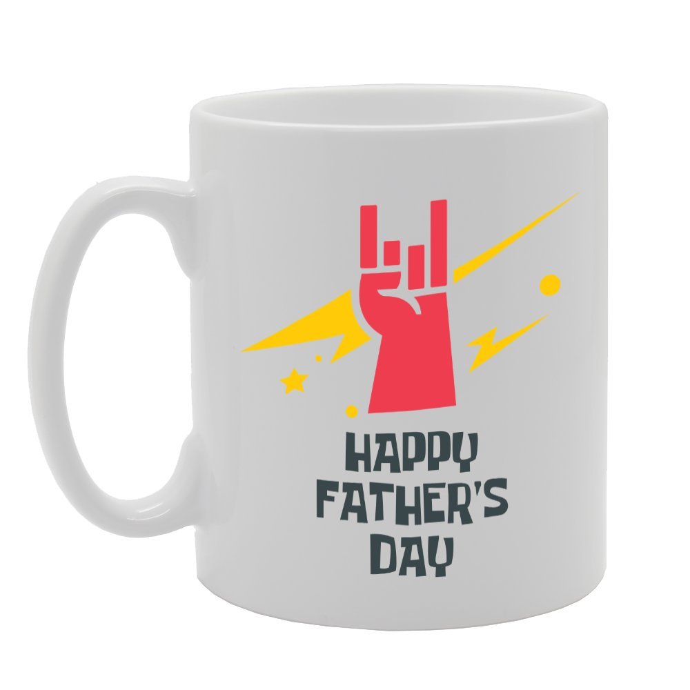 Happy Fathers Day   Printed Tea Coffee Ceramic  Mg2815 - Funny Printed Coffee Mug - Great Gift Idea