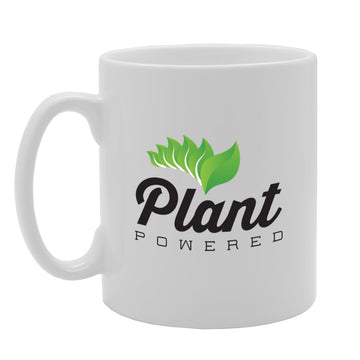 Plant Powered   Printed Tea Coffee Ceramic  Mg3427 - Funny Printed Coffee Mug - Great Gift Idea