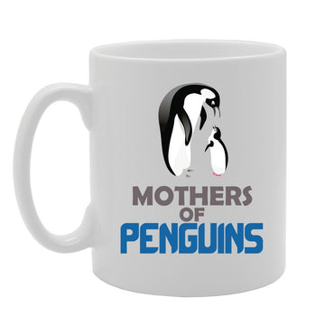 Mothers Of Penguins   Printed Tea Coffee Ceramic  Mg4161 - Funny Printed Coffee Mug - Great Gift Idea