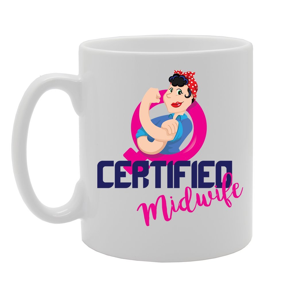 Certified Midwife   Printed Tea Coffee Ceramic  Mg3590 - Funny Printed Coffee Mug - Great Gift Idea