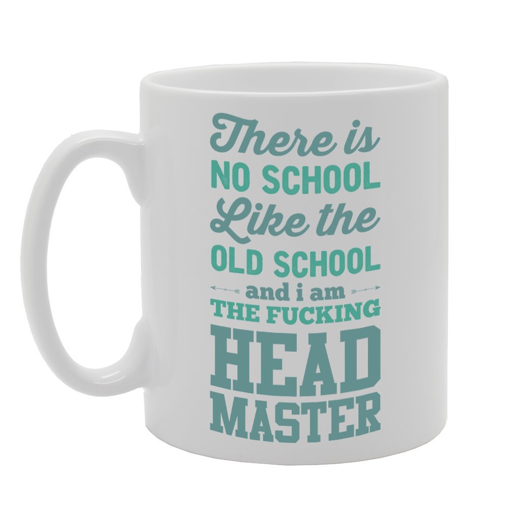 There Is No School Like The Old School   Printed Tea Coffee Ceramic  Mg2804 - Funny Printed Coffee Mug - Great Gift Idea