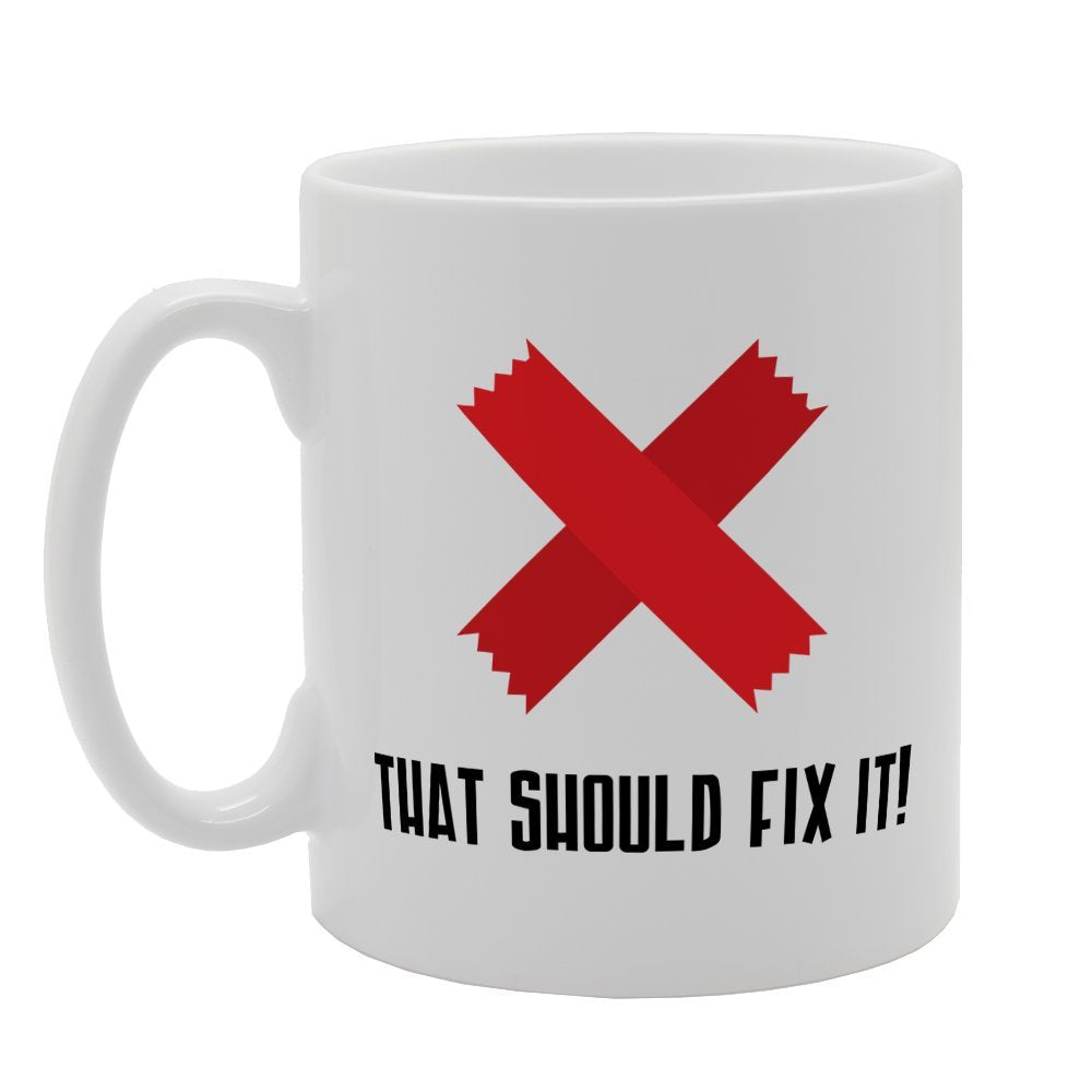 That Should Fix It   Printed Tea Coffee Ceramic  Mg2420 - Funny Printed Coffee Mug - Great Gift Idea