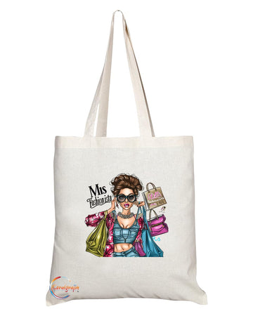 TB1978 Ms Fashionista Tote Bag - Ideal for Fashion Enthusiasts, Style Icons, and Trendsetters - Tote Bag with Stylish Design