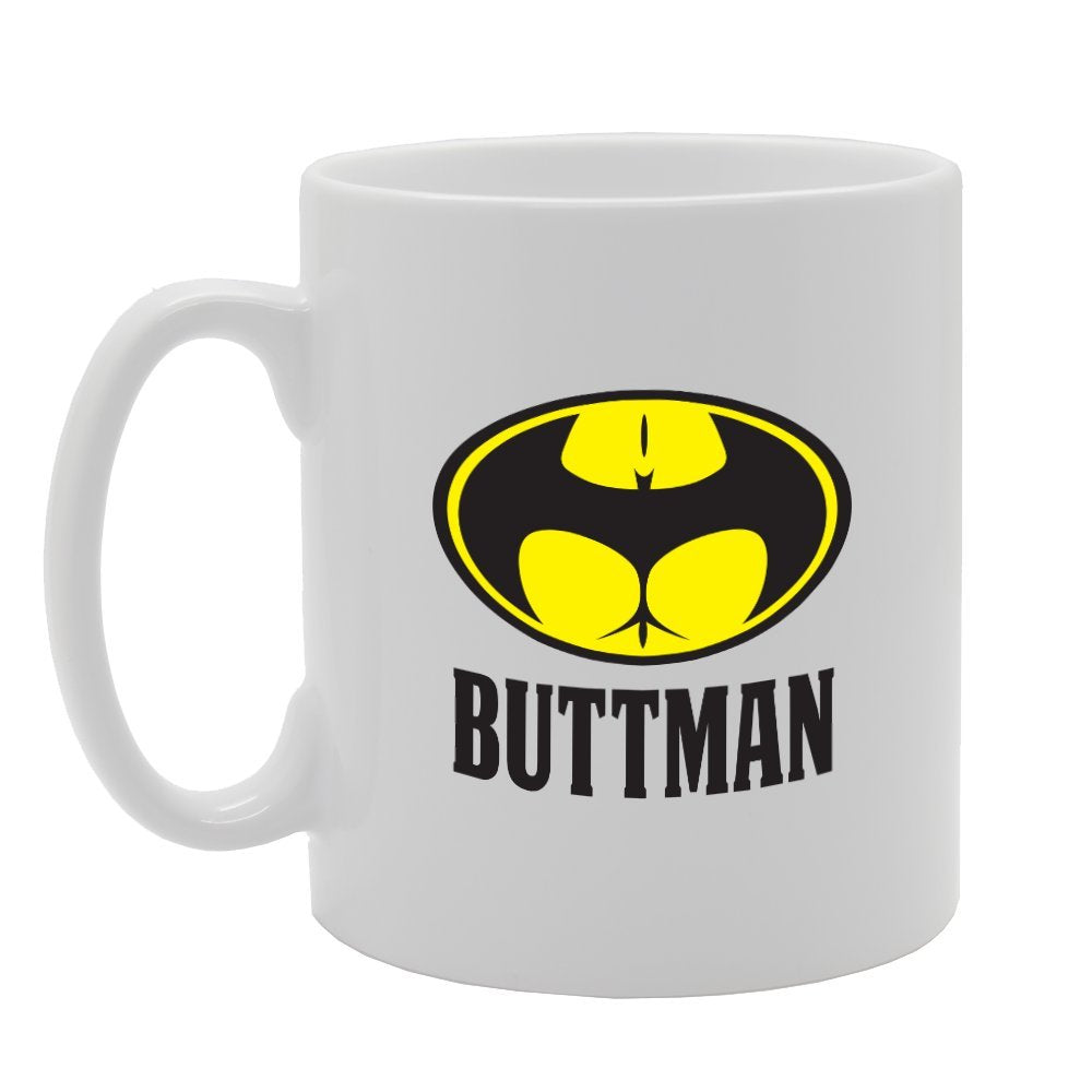 Funny Buttman Butt Man Logo Image Funny  Idea   Printed Tea Coffee Ceramic  Mg1783 - Funny Printed Coffee Mug - Great Gift Idea