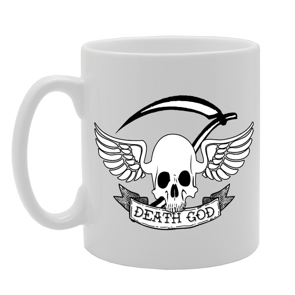 God Of Death Skull   Printed Ceramic Tea Coffee  Mg025 - Funny Printed Coffee Mug - Great Gift Idea