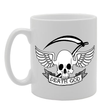God Of Death Skull   Printed Ceramic Tea Coffee  Mg025 - Funny Printed Coffee Mug - Great Gift Idea