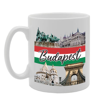 Budapest Hungary - A   Printed Tea Coffee Ceramic  Mg5721 - Funny Printed Coffee Mug - Great Gift Idea