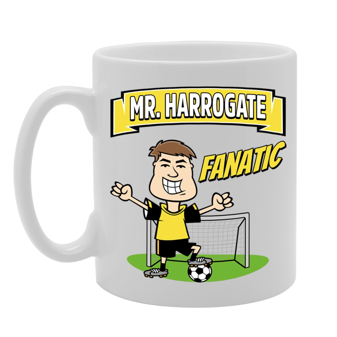 Mr Harrogate Fanatic   Printed Tea Coffee Ceramic  Mg5882 - Funny Printed Coffee Mug - Great Gift Idea