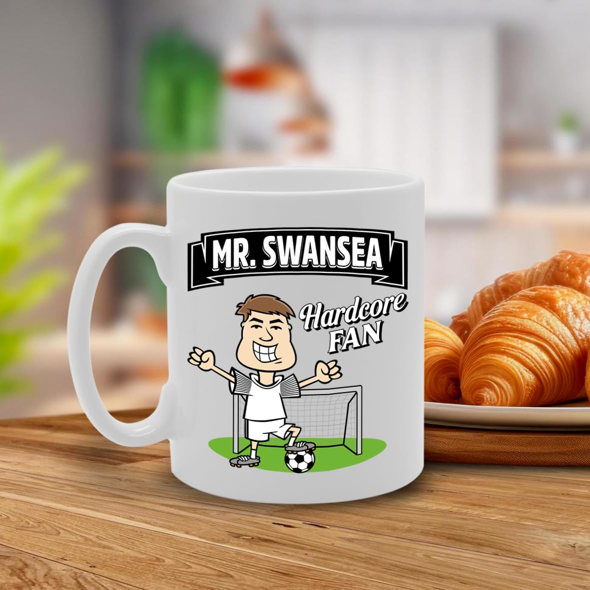 Mr Swansea Hardcore Fan   Printed Tea Coffee Ceramic  Mg5835 - Funny Printed Coffee Mug - Great Gift Idea