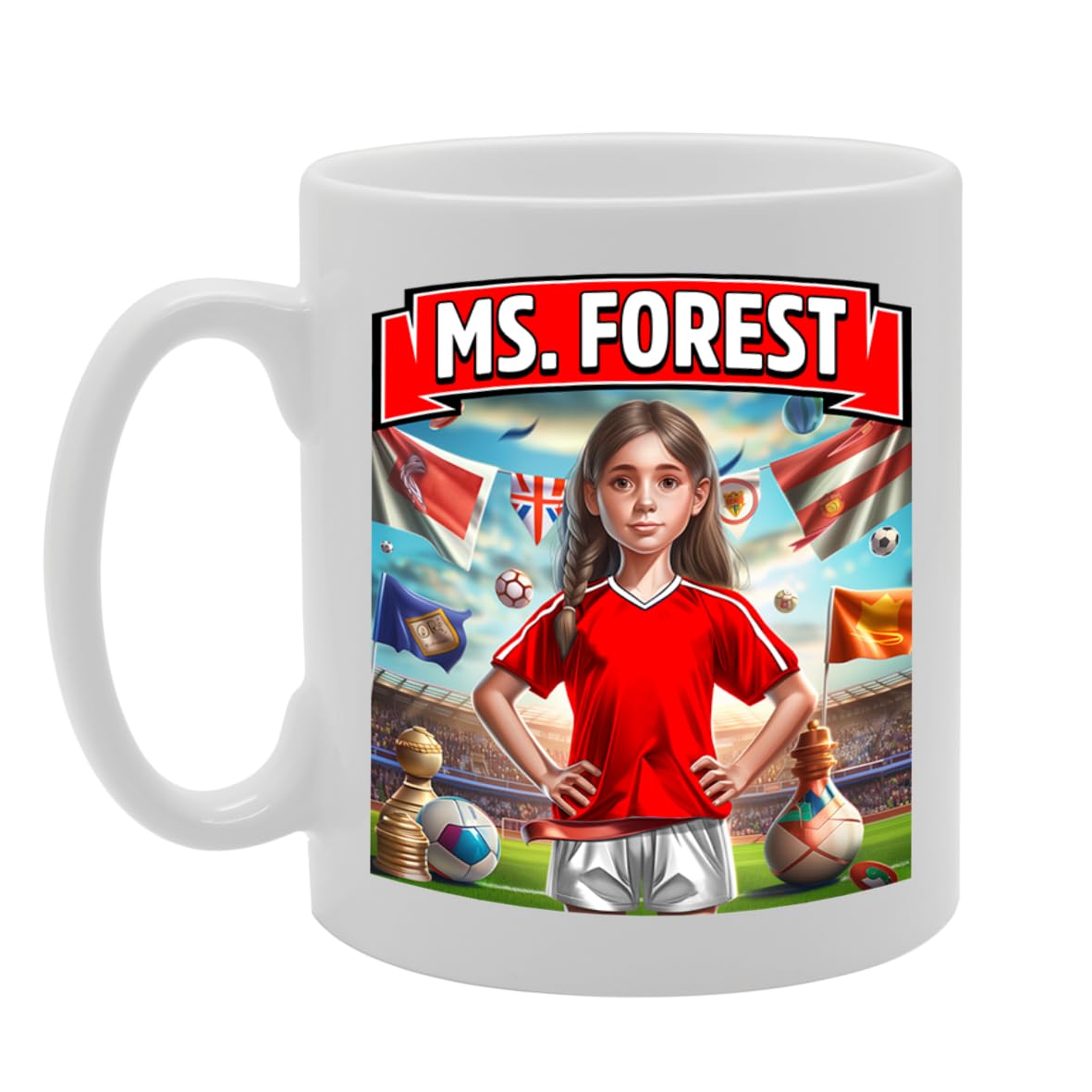 Ms Nottingham   Printed Tea Coffee Ceramic  For Footie Fan Ladies Girls Mg6384 - Funny Printed Coffee Mug - Great Gift Idea