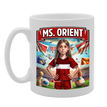 Ms Leyton   Printed Tea Coffee Ceramic  For Footie Fan Ladies Girls Mg6384 - Funny Printed Coffee Mug - Great Gift Idea