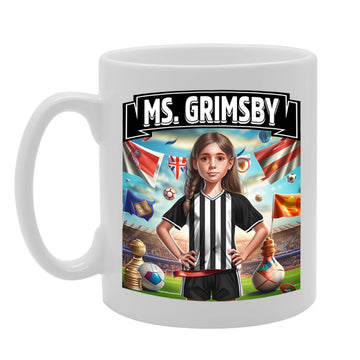 Ms Grimsby   Printed Tea Coffee Ceramic  For Footie Fan Ladies Girls Mg6384 - Funny Printed Coffee Mug - Great Gift Idea