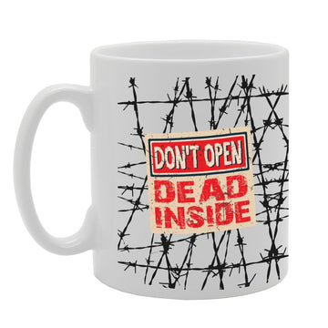 Don'T Open Dead Inside   Printed Tea Coffee Ceramic  Mg2287 - Funny Printed Coffee Mug - Great Gift Idea