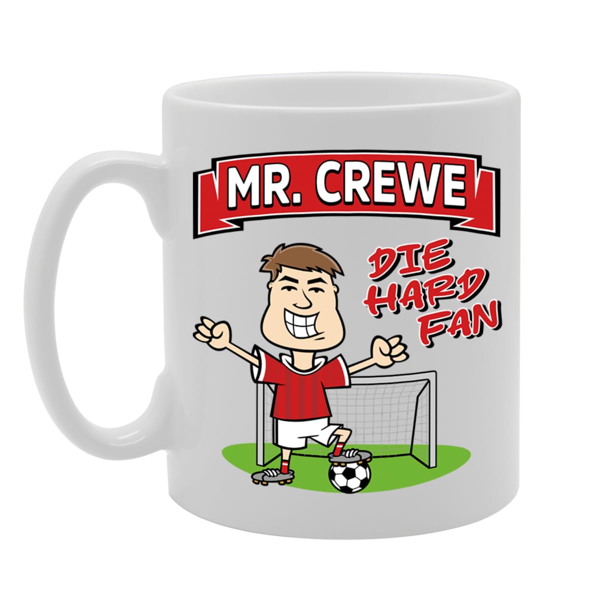 Mr Crewe Die Hard Fan   Printed Tea Coffee Ceramic  Mg5873 - Funny Printed Coffee Mug - Great Gift Idea