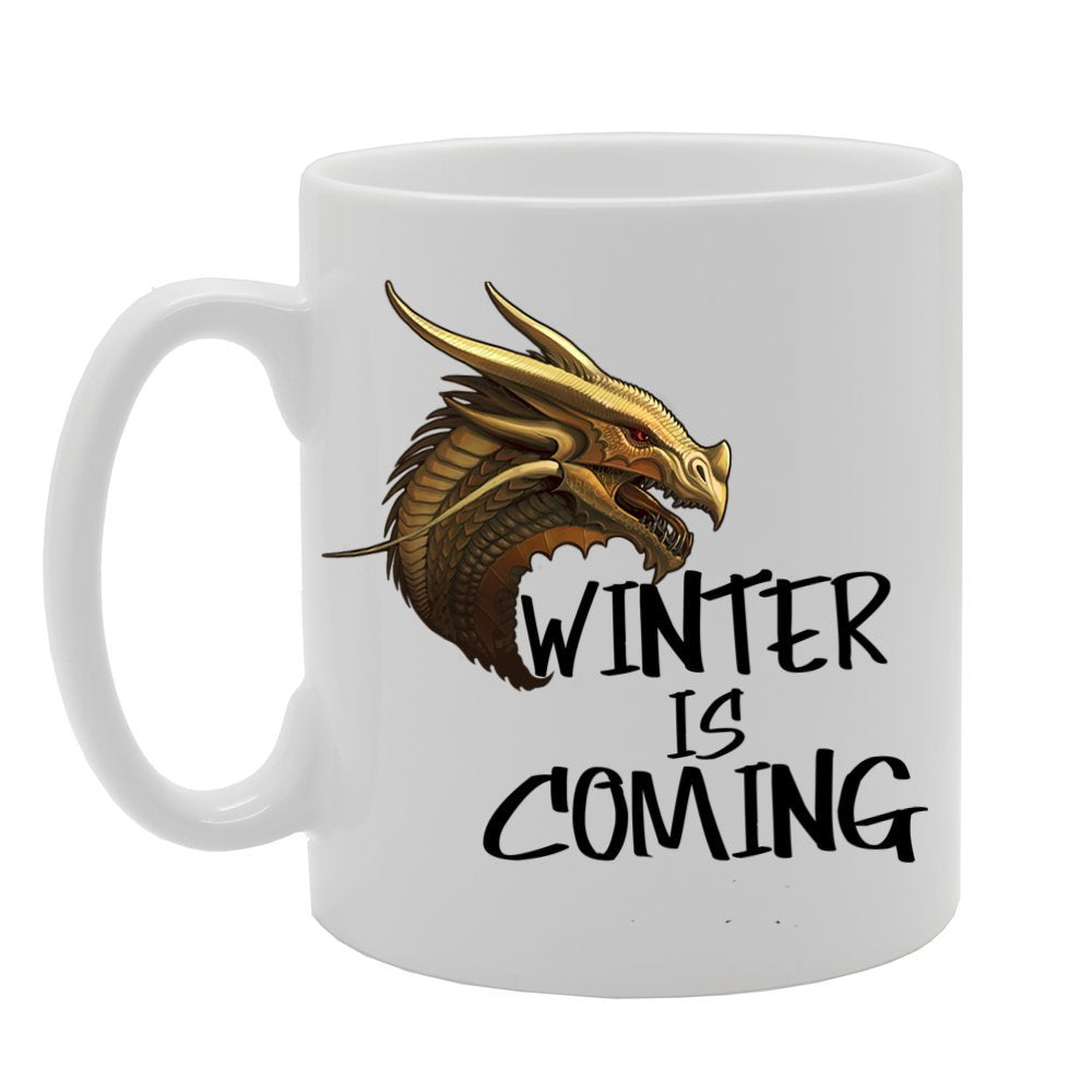 Winter Is Coming   Printed Tea Coffee Ceramic  Mg1198 - Funny Printed Coffee Mug - Great Gift Idea