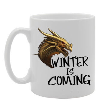 Winter Is Coming   Printed Tea Coffee Ceramic  Mg1198 - Funny Printed Coffee Mug - Great Gift Idea