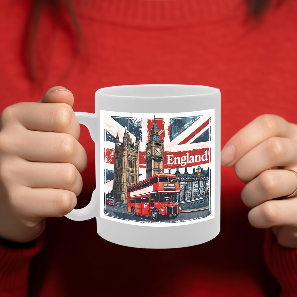 -   Printed Coffee Ceramic  Featuring Great Britain 4 Design (England 1) Mg6431 - Funny Printed Coffee Mug - Great Gift Idea
