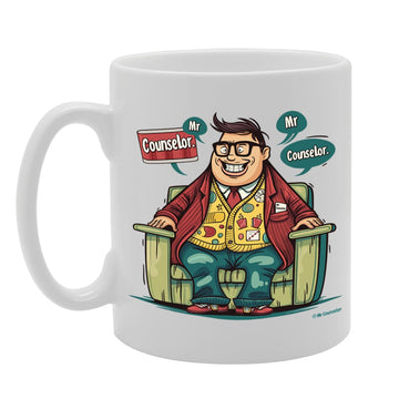 Mr Counselor  - For Counselors, Therapists, Guidance Professionals, Durable Ceramic, Dishwasher Safe, Premium Print Mg6076 - Funny Printed Coffee Mug - Great Gift Idea