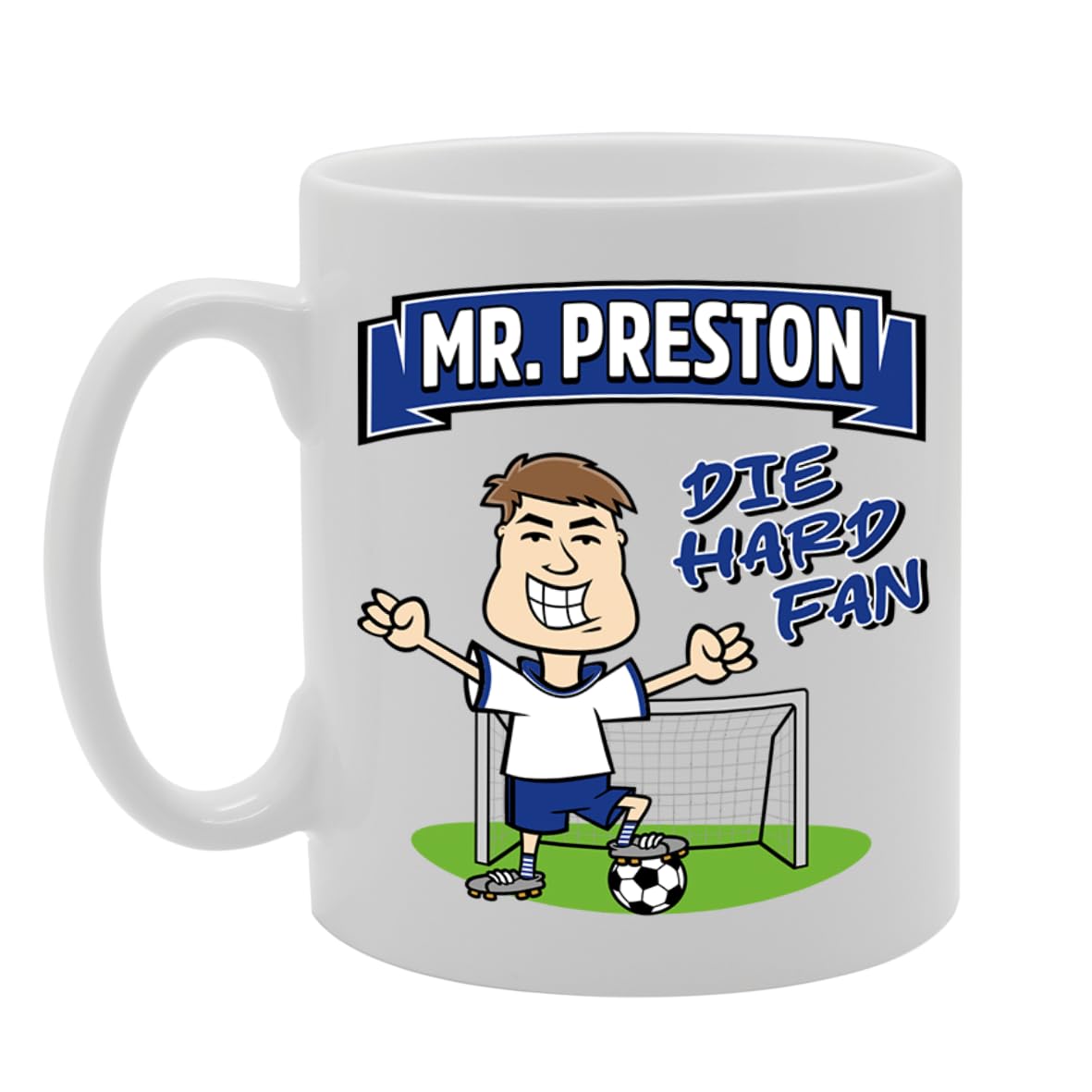Mr Preston Die Hard Fan   Printed Tea Coffee Ceramic  Mg5829 - Funny Printed Coffee Mug - Great Gift Idea