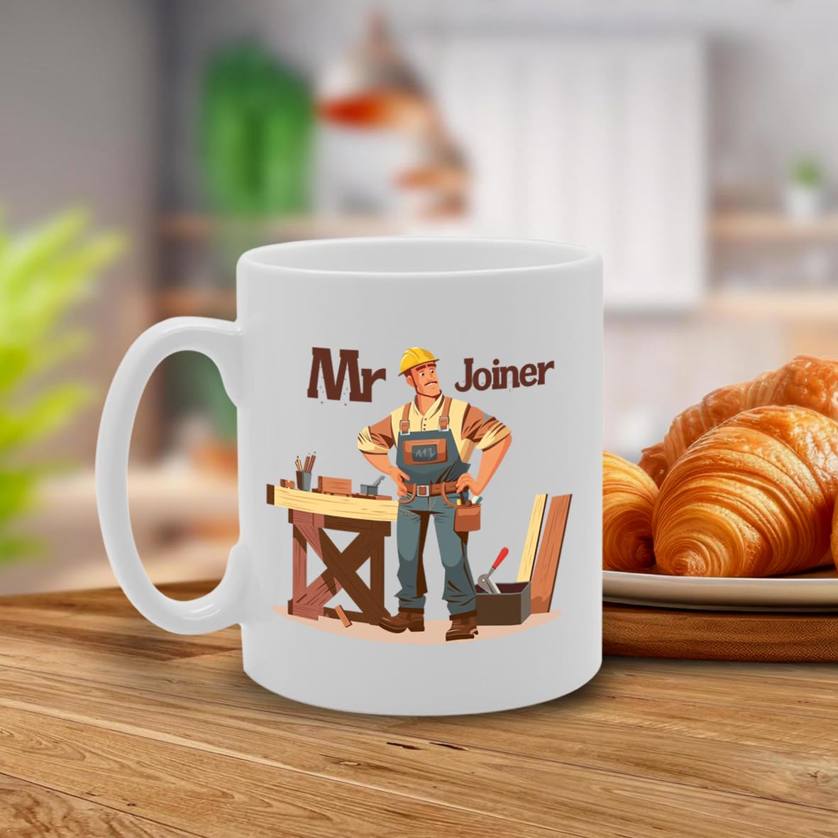 Mr Joiner  - Ideal For Joiners And Carpentry Enthusiasts, 11Oz Ceramic Coffee  For Woodworkers And Construction Professionals Mg5969 - Funny Printed Coffee Mug - Great Gift Idea