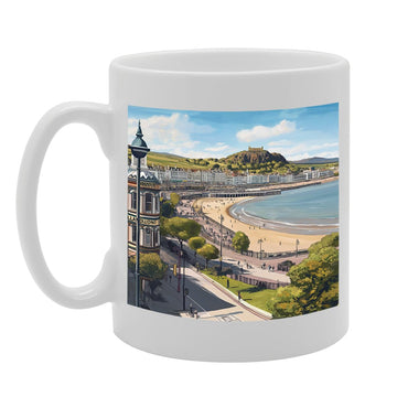 Printed Coffee Ceramic  Featuring Cities And Landmarks In United Kingdom (Llandudno) - Funny Printed Coffee Mug - Great Gift Idea
