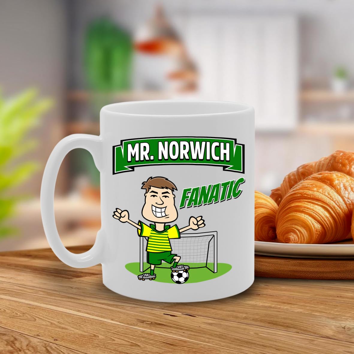 Mr Norwich Fanatic   Printed Tea Coffee Ceramic  Mg5826 - Funny Printed Coffee Mug - Great Gift Idea