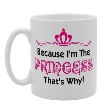 Because I'M The Press That'S Why!   Printed Tea Coffee Ceramic  Mg3391 - Funny Printed Coffee Mug - Great Gift Idea