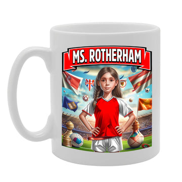 Ms Rotherham   Printed Tea Coffee Ceramic  For Footie Fan Ladies Girls Mg6384 - Funny Printed Coffee Mug - Great Gift Idea