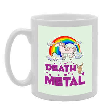Death Metal Unicorn   Printed Tea Coffee Ceramic  Mg1767 - Funny Printed Coffee Mug - Great Gift Idea