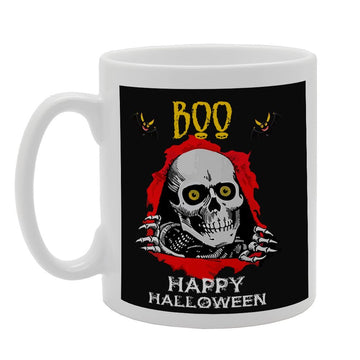 Boo Happy Halleoween   Printed Tea Coffee Ceramic  Mg2607 - Funny Printed Coffee Mug - Great Gift Idea