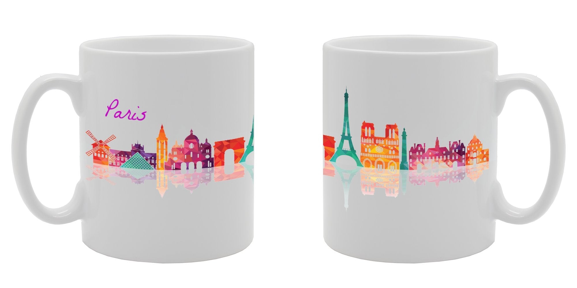 Paris City    Printed Tea Coffee Ceramic  Mg873 - Funny Printed Coffee Mug - Great Gift Idea