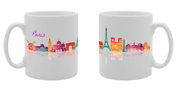 Paris City    Printed Tea Coffee Ceramic  Mg873 - Funny Printed Coffee Mug - Great Gift Idea