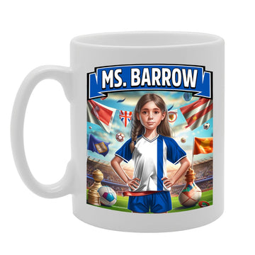 Ms Barrow   Printed Tea Coffee Ceramic  For Footie Fan Ladies Girls Mg6384 - Funny Printed Coffee Mug - Great Gift Idea