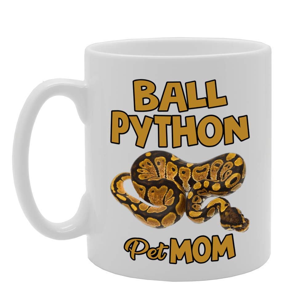 Pet Mom Ball Python   Printed Tea Coffee Ceramic  Mg4623 - Funny Printed Coffee Mug - Great Gift Idea