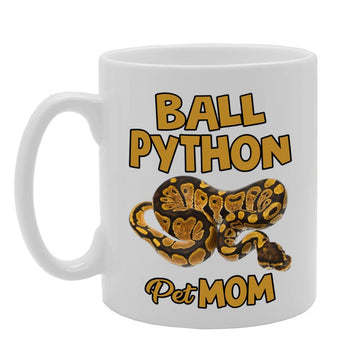 Pet Mom Ball Python   Printed Tea Coffee Ceramic  Mg4623 - Funny Printed Coffee Mug - Great Gift Idea