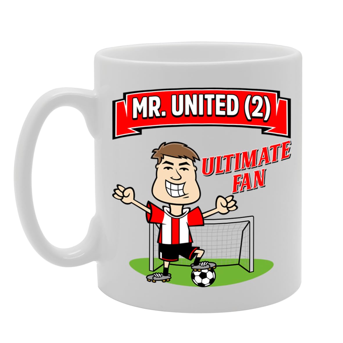 Mr United (2) Ultimate Fan   Printed Tea Coffee Ceramic  Mg5820 - Funny Printed Coffee Mug - Great Gift Idea