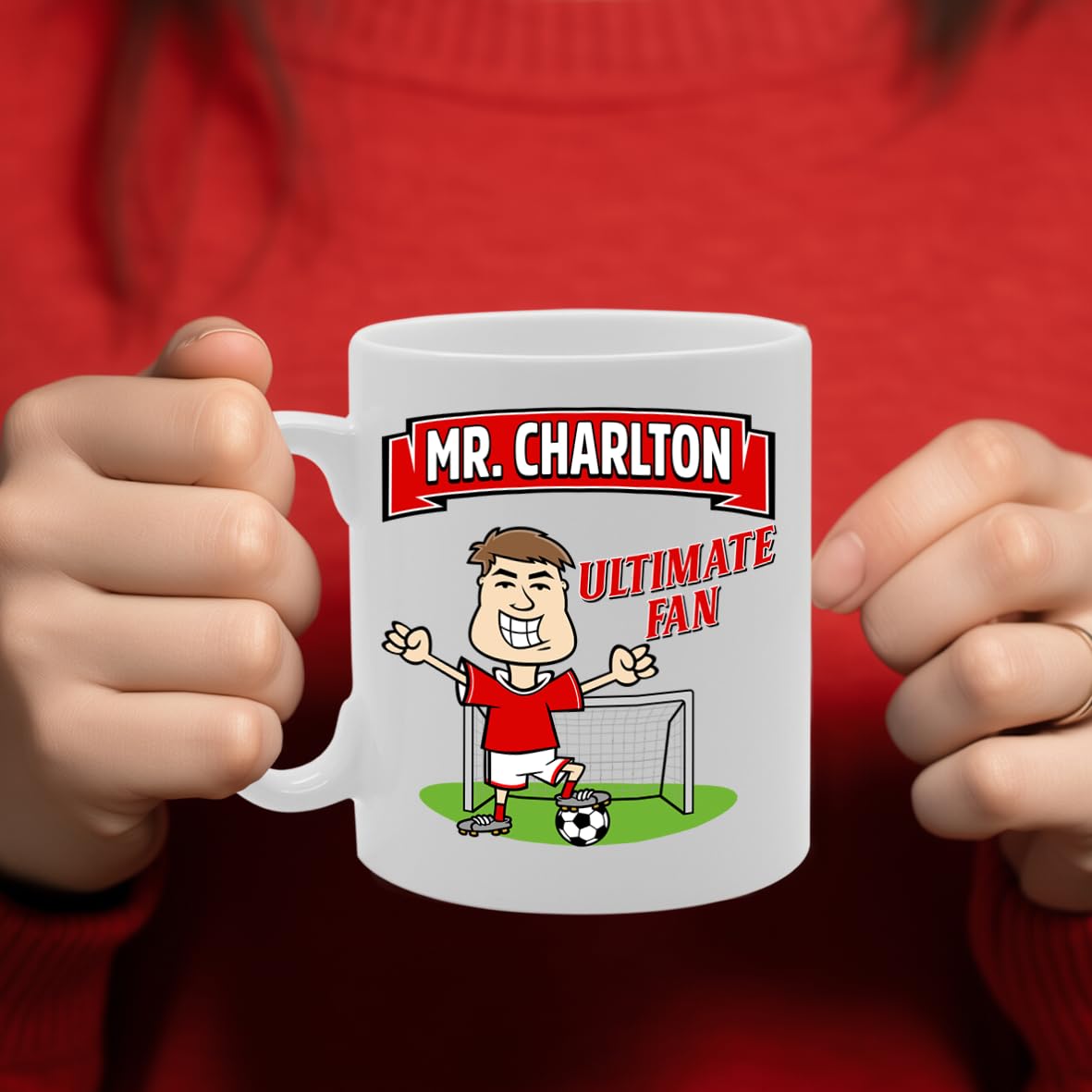 Mr Charlton Ultimate Fan   Printed Tea Coffee Ceramic  Mg5860 - Funny Printed Coffee Mug - Great Gift Idea