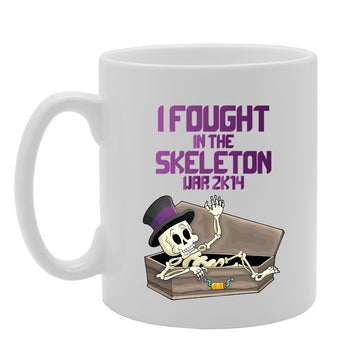 Halloween - I Fought In The Skeleton War 2K14   Printed Tea Coffee Ceramic  Mg3843 - Funny Printed Coffee Mug - Great Gift Idea