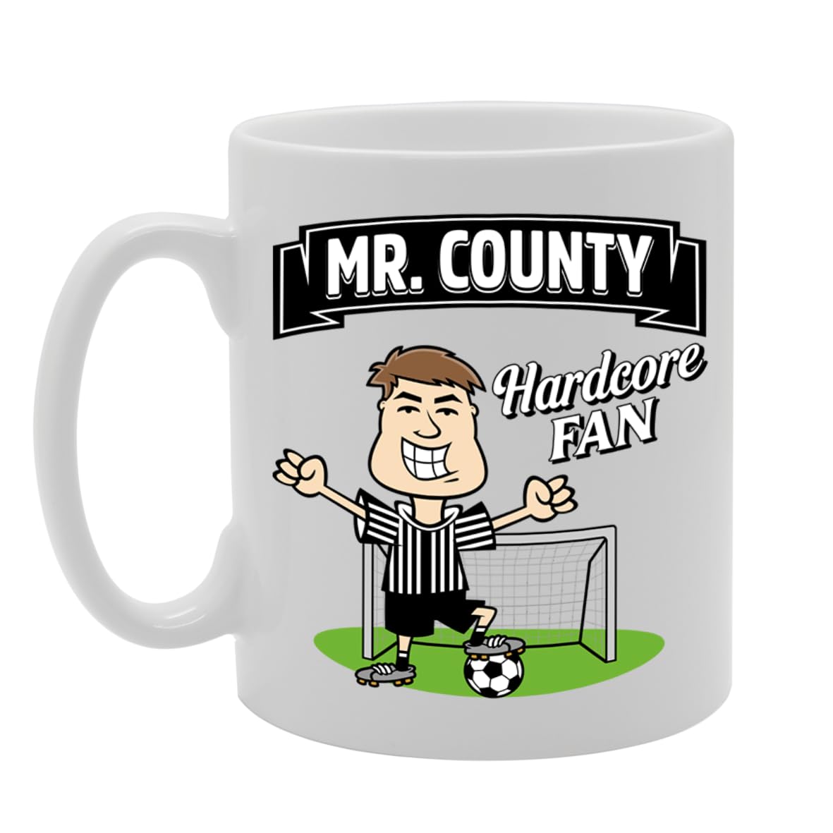 Mr County Hardcore Fan   Printed Tea Coffee Ceramic  Mg5886 - Funny Printed Coffee Mug - Great Gift Idea