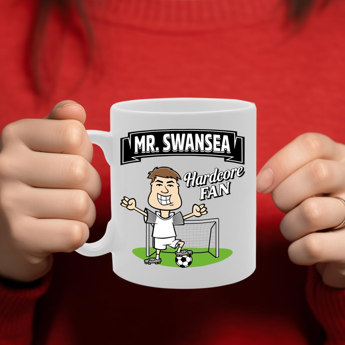 Mr Swansea Hardcore Fan   Printed Tea Coffee Ceramic  Mg5835 - Funny Printed Coffee Mug - Great Gift Idea