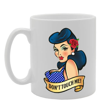 Don'T Touch Me   Printed Tea Coffee Ceramic  Mg3983 - Funny Printed Coffee Mug - Great Gift Idea