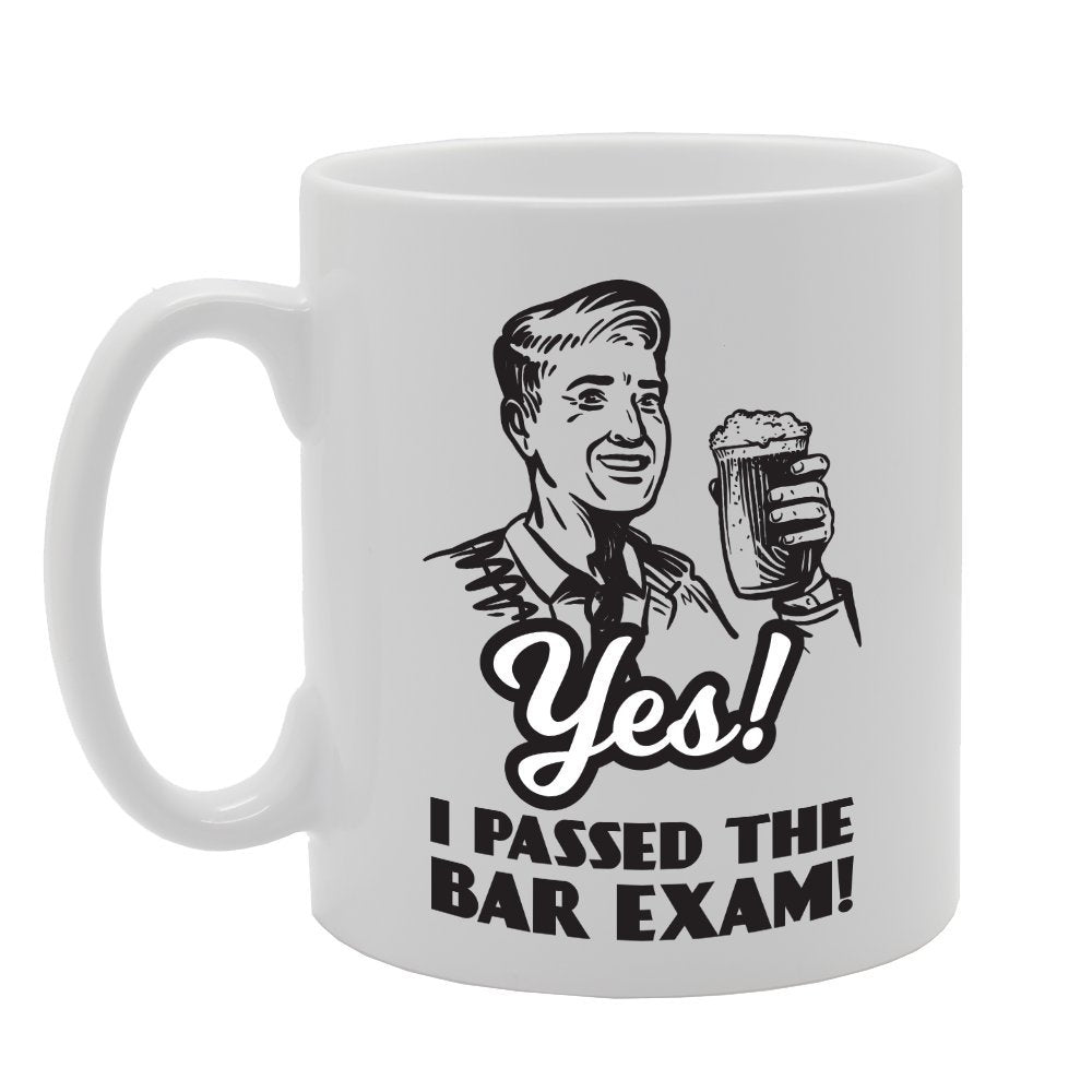Yes I Passed The Bar Exam   Printed Tea Coffee Ceramic  Mg3682 - Funny Printed Coffee Mug - Great Gift Idea
