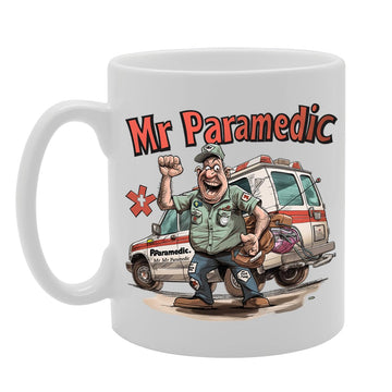 Mr Paramedic  - For Paramedics, Emts, First Responders, Durable Ceramic, Dishwasher Safe, Premium Print Mg6092 - Funny Printed Coffee Mug - Great Gift Idea