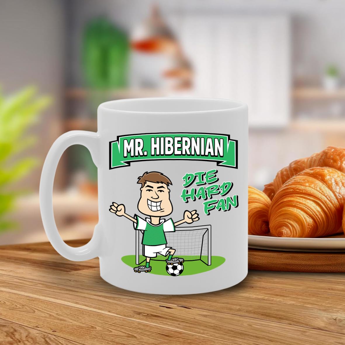 Mr Hibernian Die Hard Fan   Printed Tea Coffee Ceramic  Mg5899 - Funny Printed Coffee Mug - Great Gift Idea
