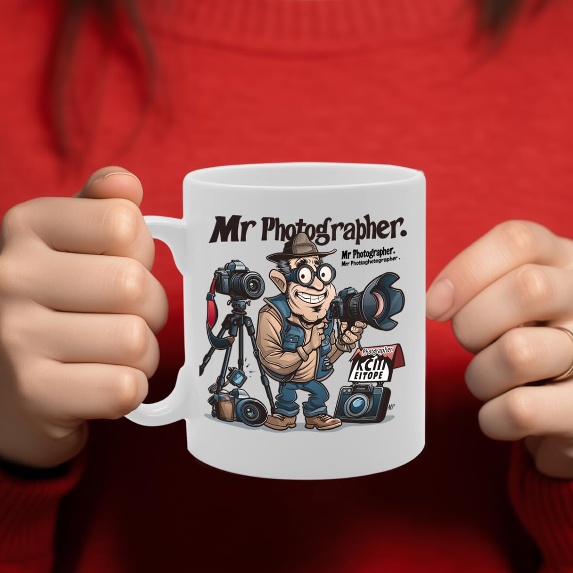 Mr Photographer  - For Photographers, Photography Enthusiasts, Artists, Durable Ceramic, Dishwasher Safe, Premium Print Mg6074 - Funny Printed Coffee Mug - Great Gift Idea