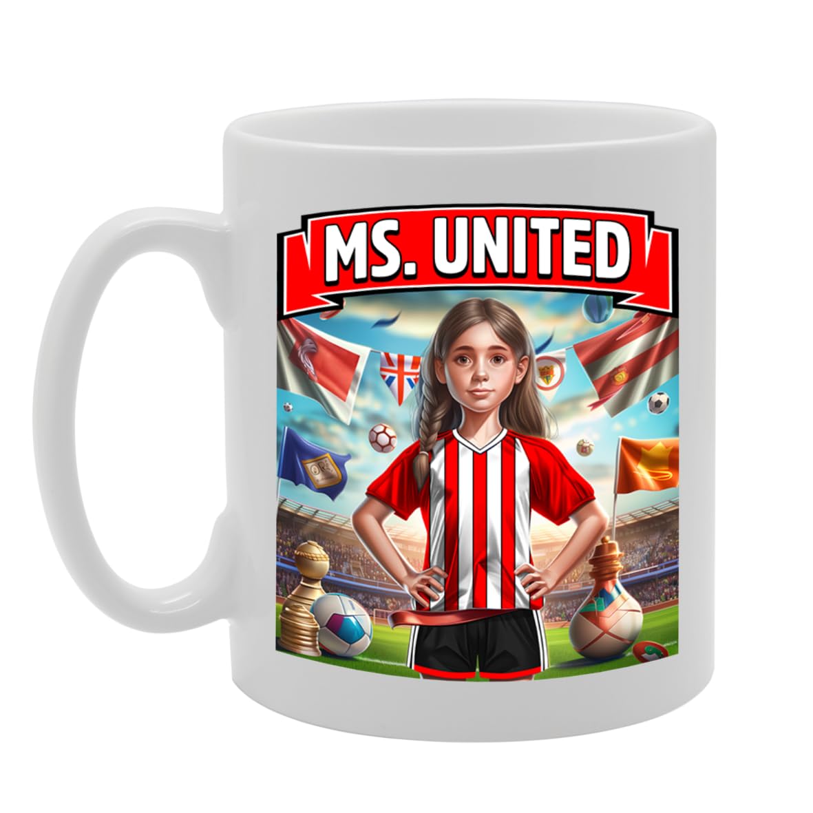 Ms Sheffield   Printed Tea Coffee Ceramic  For Footie Fan Ladies Girls Mg6384 - Funny Printed Coffee Mug - Great Gift Idea